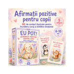 Jucarii, Copii si Bebe - Jucarii si jocuri - Jocuri si puzzle - Jocuri de societate - EU POT! - Carduri cu afirmatii pozitive pentru copii, 80 de cartonase ilustrate, Volumul I, 6-10 ani - Infinity.ro