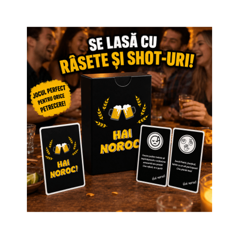 Jucarii, Copii si Bebe - Jucarii si jocuri - Jocuri si puzzle - Jocuri de societate - Hai Noroc! Joc pentru petreceri - Infinity.ro