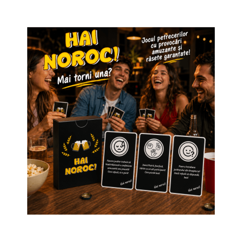 Jucarii, Copii si Bebe - Jucarii si jocuri - Jocuri si puzzle - Jocuri de societate - Hai Noroc! Joc pentru petreceri - Infinity.ro