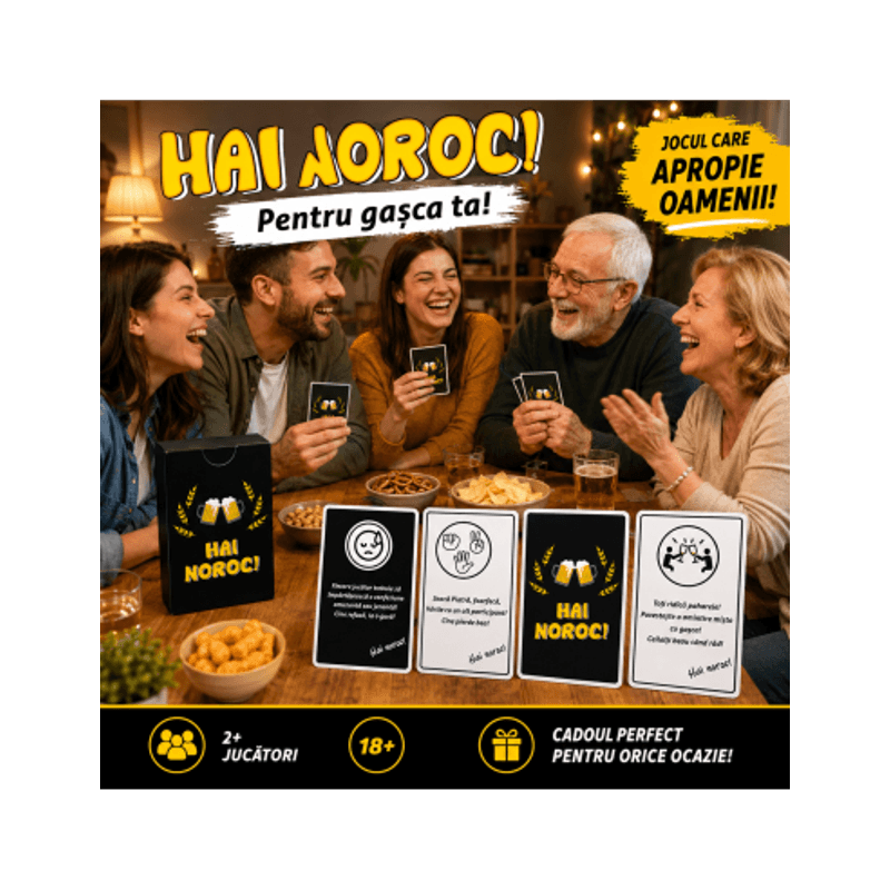 Jucarii, Copii si Bebe - Jucarii si jocuri - Jocuri si puzzle - Jocuri de societate - Hai Noroc! Joc pentru petreceri - Infinity.ro