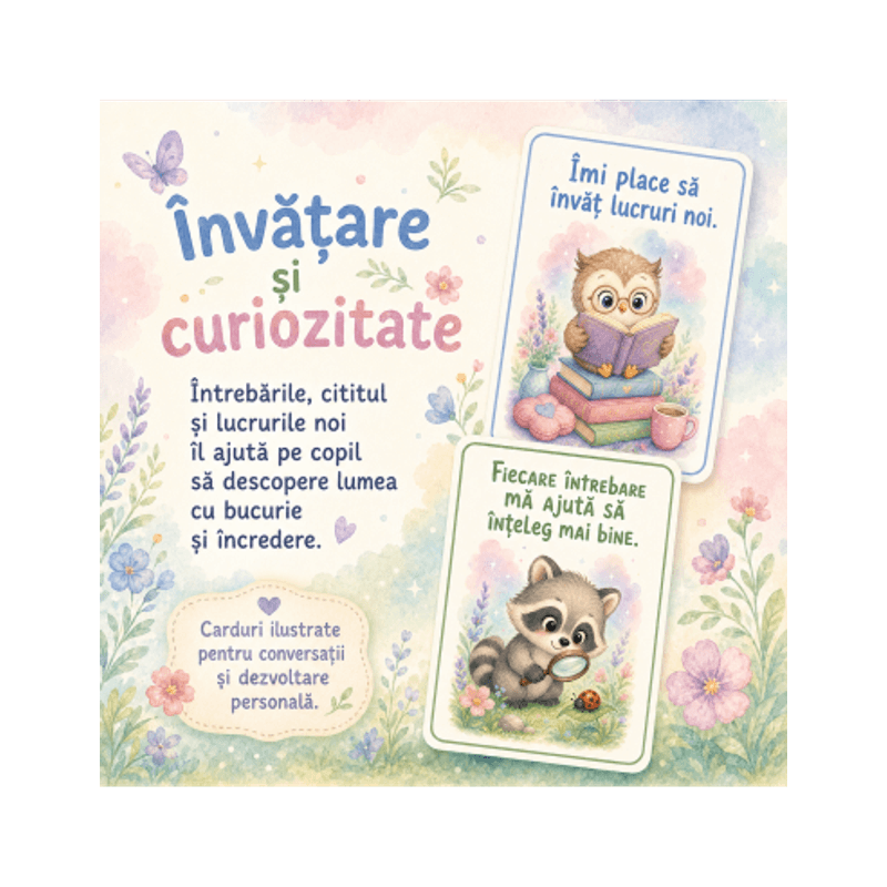 Jucarii, Copii si Bebe - Jucarii si jocuri - Jocuri si puzzle - Jocuri de societate - EU POT! - Carduri cu afirmatii pozitive pentru copii, 80 de cartonase ilustrate, Volumul II, 6-10 ani - Infinity.ro