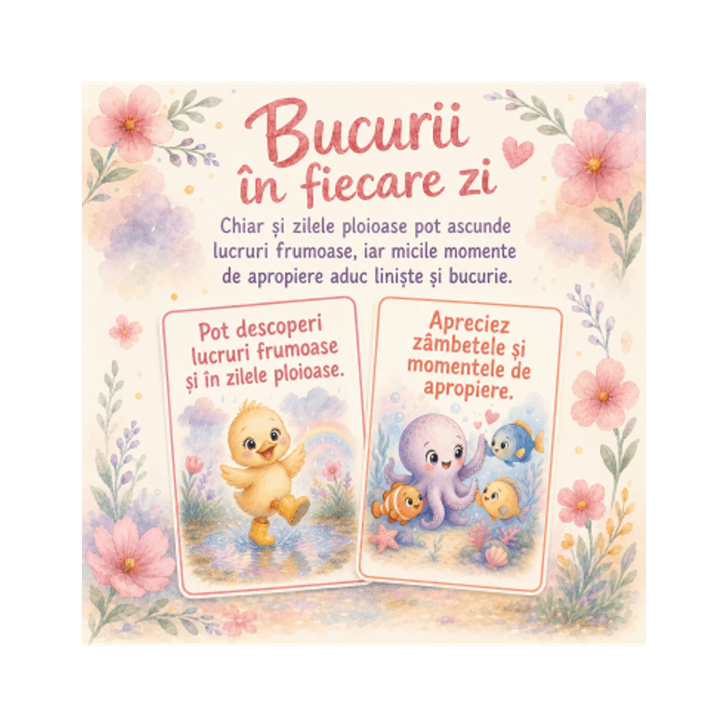 Jucarii, Copii si Bebe - Jucarii si jocuri - Jocuri si puzzle - Jocuri de societate - EU POT! - Carduri cu afirmatii pozitive pentru copii, 80 de cartonase ilustrate, Volumul II, 6-10 ani - Infinity.ro
