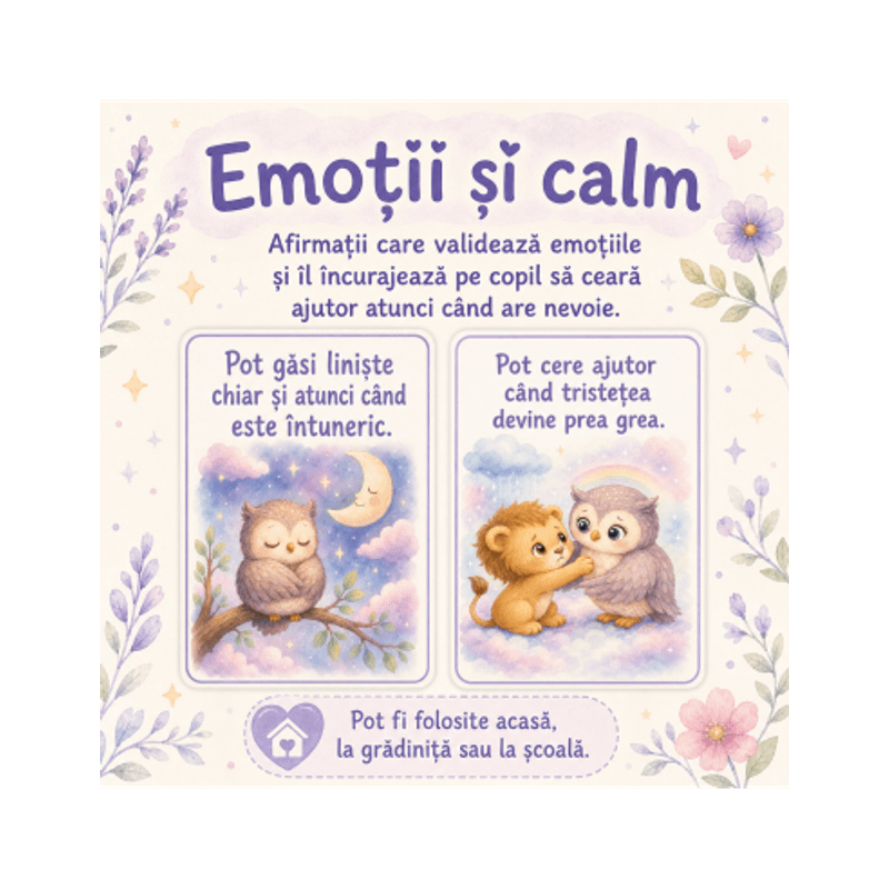 Jucarii, Copii si Bebe - Jucarii si jocuri - Jocuri si puzzle - Jocuri de societate - EU POT! - Carduri cu afirmatii pozitive pentru copii, 80 de cartonase ilustrate, Volumul II, 6-10 ani - Infinity.ro