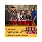 Jucarii, Copii si Bebe - Jucarii si jocuri - Jocuri si puzzle - Jocuri de societate - Joc de baut Beer Pong in stil American, pentru petreceri, 12 pahare cu 2 mingi si regulament - Infinity.ro