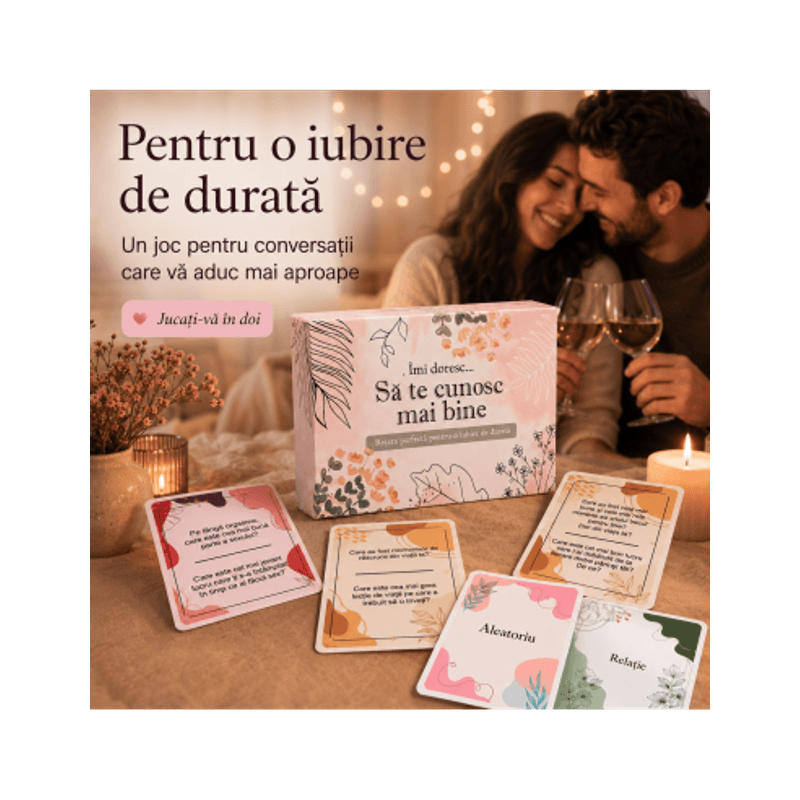 Jucarii, Copii si Bebe - Jucarii si jocuri - Jocuri si puzzle - Jocuri de societate - Imi doresc... Sa te cunosc mai bine - Reteta perfecta pentru o iubire de durata - Infinity.ro