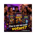 Jucarii, Copii si Bebe - Jucarii si jocuri - Jocuri si puzzle - Jocuri de societate - Joc de carti pentru petreceri - Votul tau ma imbata - Editia ilustrata, limba romana, 300 intrebari, pentru 3-20 juca... - Infinity.ro