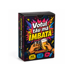 Jucarii, Copii si Bebe - Jucarii si jocuri - Jocuri si puzzle - Jocuri de societate - Joc de carti pentru petreceri - Votul tau ma imbata - Editia ilustrata, limba romana, 300 intrebari, pentru 3-20 juca... - Infinity.ro