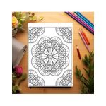 Carti si Birotica - Carti - Carti pentru copii - Carti de colorat - Mega Carte de colorat pentru relaxare si antistres, 100 de ilustratii, Mandale, 206 pagini, A5 - Infinity.ro