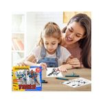 Jucarii, Copii si Bebe - Jucarii si jocuri - Jocuri si puzzle - Jocuri de societate - Joc pentru copii 2 in 1 de memorie si desen, Coloreaza-ma si gaseste-ma - Editia Supereroi - Infinity.ro
