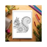 Carti si Birotica - Carti - Carti pentru copii - Carti de colorat - Mega cartea de colorat antistres , 100 de ilustratii cu Animale Mandala, 206 pagini, A5 - Infinity.ro