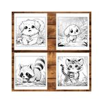 Carti si Birotica - Carti - Carti pentru copii - Carti de colorat - Mega cartea de colorat antistres , 100 de ilustratii Animalute Kawaii, 206 pagini, A5 - Infinity.ro
