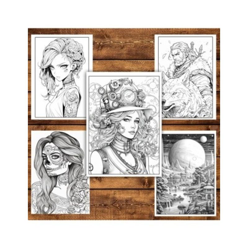 Carti si Birotica - Carti - Carti pentru copii - Carti de colorat - Mega cartea de colorat pentru relaxare si antistres, un mix de 100 de ilustratii, 206 pagini, A5 - Infinity.ro