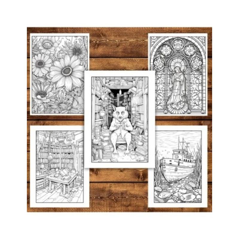Carti si Birotica - Carti - Carti pentru copii - Carti de colorat - Mega cartea de colorat pentru relaxare si antistres, un mix de 100 de ilustratii, 206 pagini, A5 - Infinity.ro