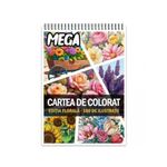 Carti si Birotica - Carti - Carti pentru copii - Carti de colorat - Mega cartea de colorat pentru relaxare si antistres, un mix de 100 de ilustratii, Editia Florala, 206 pagini, A5 - Infinity.ro