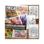 Carti si Birotica - Carti - Carti pentru copii - Carti de colorat - Mega cartea de colorat pentru relaxare si antistres, un mix de 100 de ilustratii, Editia Florala, 206 pagini, A5 - Infinity.ro
