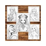 Carti si Birotica - Carti - Carti pentru copii - Carti de colorat - Mega cartea de colorat pentru relaxare si antistres, un mix de 100 de ilustratii, Editia Anime, 206 pagini, A5 - Infinity.ro