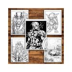 Carti si Birotica - Carti - Carti pentru copii - Carti de colorat - Super cartea de colorat pentru baieti, un mix de 50 de ilustratii, 106 pagini, A5 - Infinity.ro