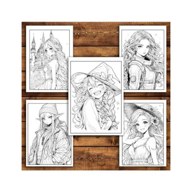 Carti si Birotica - Carti - Carti pentru copii - Carti de colorat - Super cartea de colorat pentru fete, un mix de 50 de ilustratii, 106 pagini, A5 - Infinity.ro