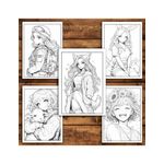 Carti si Birotica - Carti - Carti pentru copii - Carti de colorat - Super cartea de colorat pentru fete, un mix de 50 de ilustratii, 106 pagini, A5 - Infinity.ro