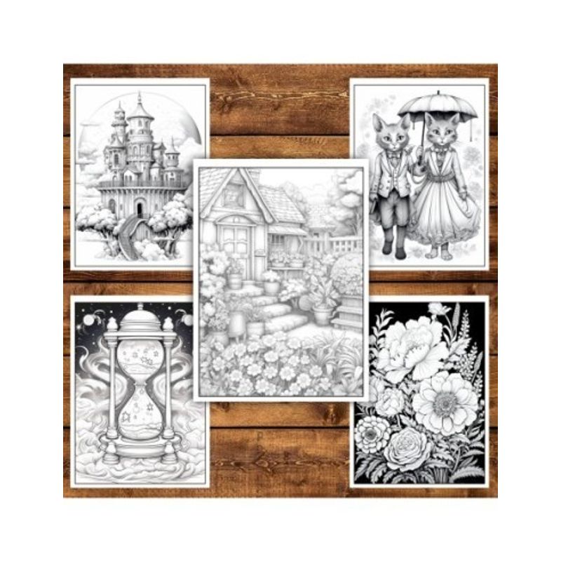 Carti si Birotica - Carti - Carti pentru copii - Carti de colorat - Super cartea de colorat pentru relaxare si antistres, un mix de 50 de ilustratii, 106 pagini, A5 - Infinity.ro