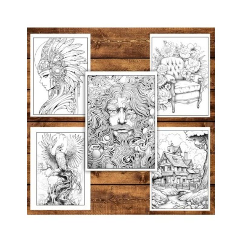 Carti si Birotica - Carti - Carti pentru copii - Carti de colorat - Super cartea de colorat pentru relaxare si antistres, un mix de 50 de ilustratii, 106 pagini, A5 - Infinity.ro