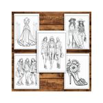 Carti si Birotica - Carti - Carti pentru copii - Carti de colorat - Super cartea de colorat, 50 de ilustratii - Editia de Moda, 106 pagini, A5 - Infinity.ro