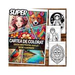Carti si Birotica - Carti - Carti pentru copii - Carti de colorat - Super cartea de colorat, 50 de ilustratii - Mix pentru suflet, 106 pagini, A5 - Infinity.ro