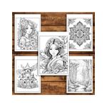Carti si Birotica - Carti - Carti pentru copii - Carti de colorat - Super cartea de colorat, 50 de ilustratii - Mix pentru suflet, 106 pagini, A5 - Infinity.ro