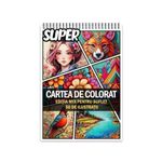 Carti si Birotica - Carti - Carti pentru copii - Carti de colorat - Super cartea de colorat, 50 de ilustratii - Mix pentru suflet, 106 pagini, A5 - Infinity.ro