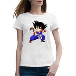 Fashion, accesorii si bijuterii - Femei - Imbracaminte femei - Tricouri si topuri femei - Tricou femei Desene Animate Dragon Ball Z Son Goku Copil, alb, marime 2XL - Infinity.ro