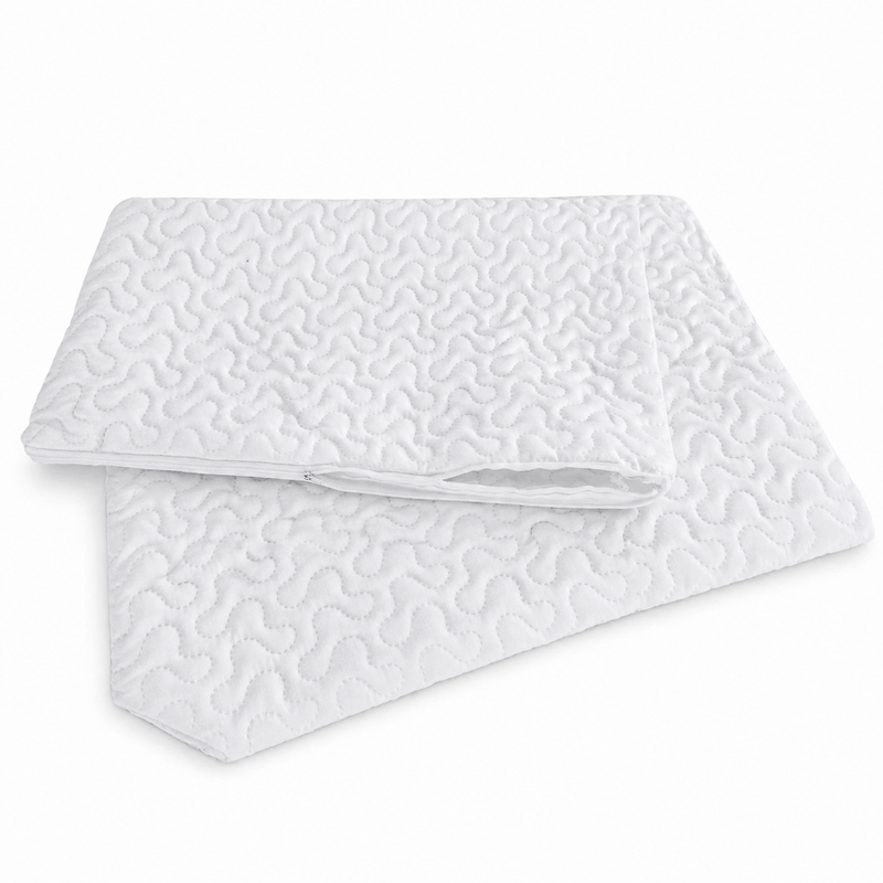 Casa si Gradina - Textile si covoare - Lenjerii de pat - Fete de perna - Set 2 fete perna detasabile, matlasate ultrasonic Kotonia Home - 50x70 cm, albe - Infinity.ro