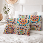 Casa si Gradina - Textile si covoare - Perne si pilote - Perne - Set 2 perne matlasate Kotonia Home - 50x70 cm, 630 gr/buc, decor floral 011 - Infinity.ro