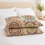 Casa si Gradina - Textile si covoare - Perne si pilote - Perne - Set 2 perne matlasate Kotonia Home - 50x70 cm, 630 gr/buc, decor floral 011 - Infinity.ro
