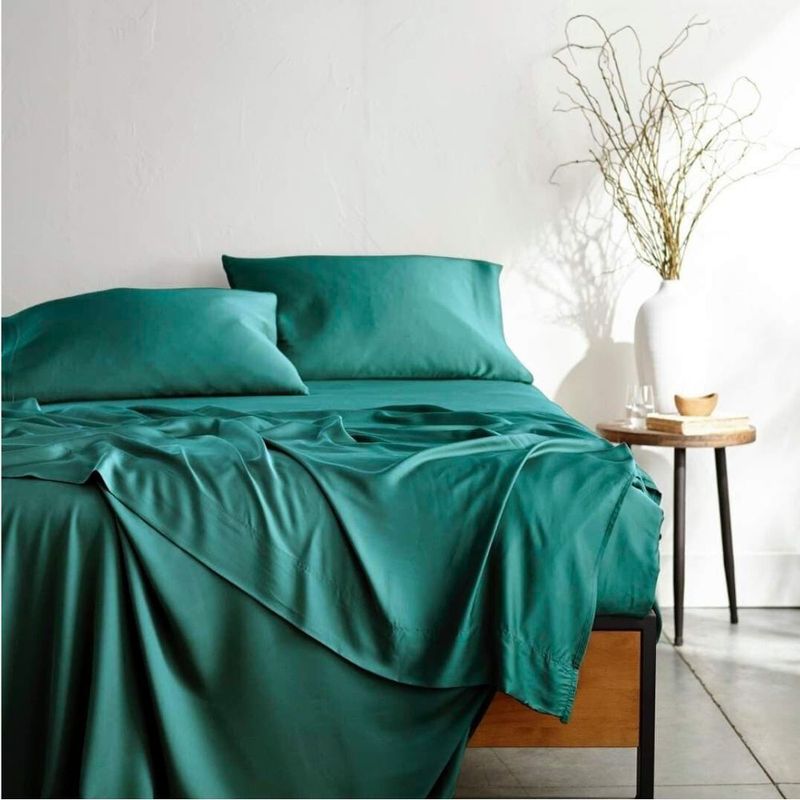 Casa si Gradina - Textile si covoare - Lenjerii de pat - Fete de perna - Set 2 Fete de perna Kotonia Home, 100% bumbac, ranforce color uni, 50x70 cm, aqua marine - Infinity.ro
