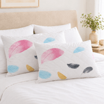 Casa si Gradina - Textile si covoare - Perne si pilote - Perne - Set 2 perne matlasate Kotonia Home - 50x70 cm, 630 gr/buc, decor pene 08 - Infinity.ro