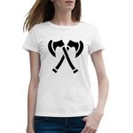 Fashion, accesorii si bijuterii - Femei - Imbracaminte femei - Tricouri si topuri femei - Tricou femei Dota 2 Axe Topoare Lupta Viking Dota2, alb, marime 2XL - Infinity.ro