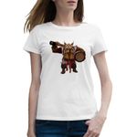 Fashion, accesorii si bijuterii - Femei - Imbracaminte femei - Tricouri si topuri femei - Tricou femei Dota 2 Brewmaster Tetsuya Hero Gaming, alb, marime 2XL - Infinity.ro