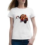 Fashion, accesorii si bijuterii - Femei - Imbracaminte femei - Tricouri si topuri femei - Tricou femei Dota 2 Pudge Macelar Hero Horror Halloween Dota2, alb, marime 2XL - Infinity.ro