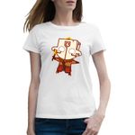 Fashion, accesorii si bijuterii - Femei - Imbracaminte femei - Tricouri si topuri femei - Tricou femei Dota 2 Yurnero Juggernaut Hero Artwork Pain, alb, marime 2XL - Infinity.ro