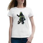 Fashion, accesorii si bijuterii - Femei - Imbracaminte femei - Tricouri si topuri femei - Tricou femei Double Helix Skin Fortnite, alb, marime 2XL - Infinity.ro
