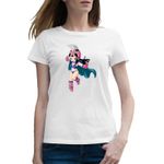 Fashion, accesorii si bijuterii - Femei - Imbracaminte femei - Tricouri si topuri femei - Tricou femei Dragon Ball Chi-Chi Nora Anime, alb, marime 2XL - Infinity.ro
