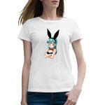 Fashion, accesorii si bijuterii - Femei - Imbracaminte femei - Tricouri si topuri femei - Tricou femei Dragon Ball Z Bulma Cosplay Soacra, alb, marime 2XL - Infinity.ro