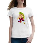 Fashion, accesorii si bijuterii - Femei - Imbracaminte femei - Tricouri si topuri femei - Tricou femei Dragon Ball Z Dokkan Battle Desene Animate, alb, marime 2XL - Infinity.ro