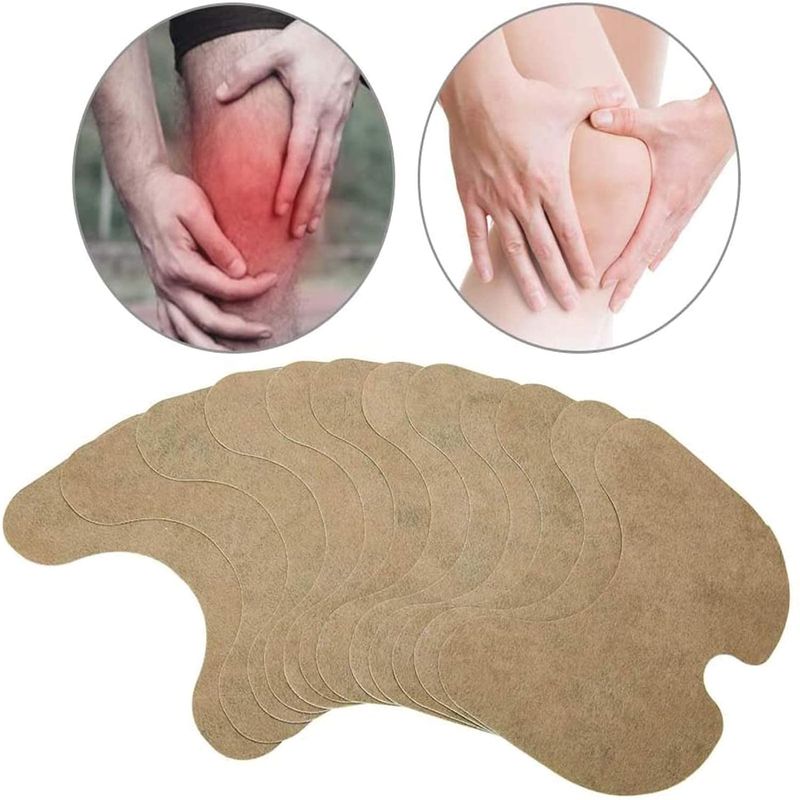 Ingrijire personala si Cosmetice - Ingrijire personala - Ingrijire corp - Plasturi - Set 10 Plasturi pentru Ameliorarea Durerilor de Genunchi, cu Extract Natural de Pelin, Autoadezivi - Infinity.ro