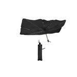 Auto si Moto - Piese auto si accesorii - Interior auto - Accesorii interior - Parasolar Auto Tip Umbrela, Protectie UV si Termica, Pliabil, Dimensiuni 113 x 65 cm, Argintiu/Negru - Infinity.ro