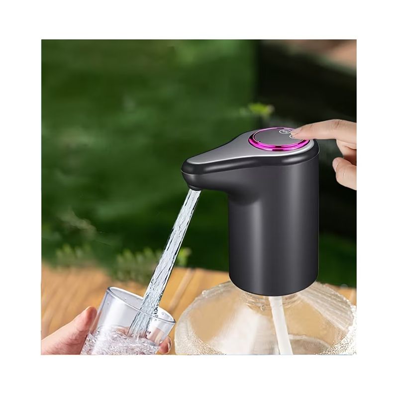 Casa si Gradina - Mobilier - Organizare si depozitare - Dozatoare/dispensere de apa - Pompa Electrica de Apa pentru Bidon EMC ONSHOP®, Incarcare USB, Compatibilitate Universala, Negru - Infinity.ro