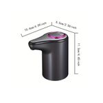 Casa si Gradina - Mobilier - Organizare si depozitare - Dozatoare/dispensere de apa - Pompa Electrica de Apa pentru Bidon EMC ONSHOP®, Incarcare USB, Compatibilitate Universala, Negru - Infinity.ro