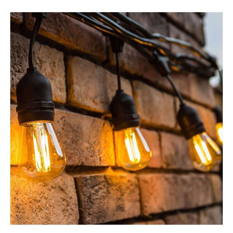 Casa si Gradina - Corpuri si surse de iluminat - Iluminat exterior - Lampi solare - Ghirlanda Luminoasa Solara EMC ONSHOP®, 5m,10BecuriLED, Protectie IP65, Telecomanda, Indicator Digital Procentaj Baterie - Infinity.ro