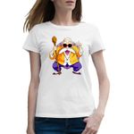 Fashion, accesorii si bijuterii - Femei - Imbracaminte femei - Tricouri si topuri femei - Tricou femei Dragon Ball Z Master Roshi Sensei Profesor Socru, alb, marime 2XL - Infinity.ro