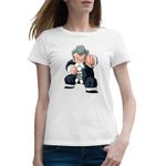 Fashion, accesorii si bijuterii - Femei - Imbracaminte femei - Tricouri si topuri femei - Tricou femei Dragon Ball Z Sensei Antrenor Maestru Anime, alb, marime 2XL - Infinity.ro